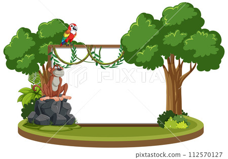 Jungle Friends on a Sunny Day Jungle Friends on a Sunny Day 112570127
