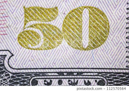 50 dollars close up 50 dollars close up 112570564