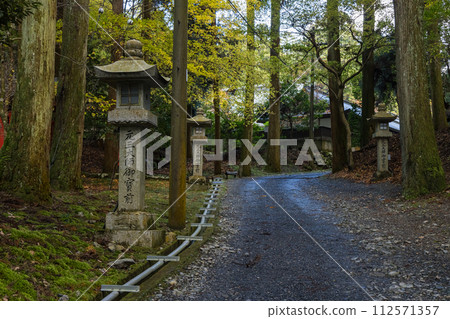 Scenery of Yokogawa precincts of Enryakuji Temple in Otsu City, Shiga Prefecture, Japan 112571357