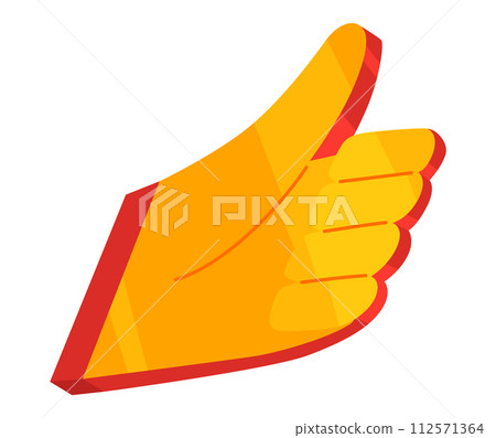 Design element for successful start up, starting new business project banner. Like. Starting launch, entrepreneurial concept. Vector cartoon illustration 112571364