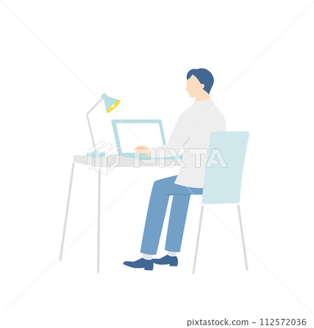 在筆記型電腦上學習的人 在筆記型電腦上學習的人 112572036