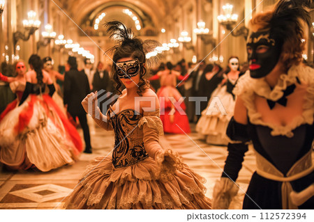 Halloween Masquerade Ball, Masks, Gowns Halloween Masquerade Ball, Masks, Gowns 112572394