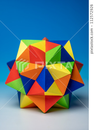 Unit origami photo material Unit origami photo material 112572926