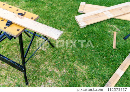 Pallet wood recycling DIY project 112573557