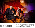 能劇面具情侶 112573877