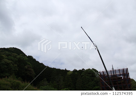Rurikoji Temple, Yamaguchi City Tourism, Yamaguchi Prefecture, Five-storied pagoda under repair work japan yamaguchi valuable rare Rurikoji Temple, Yamaguchi City Tourism, Yamaguchi Prefecture, Five-storied pagoda under repair work japan yamaguchi valuable rare 112574395