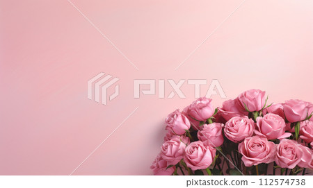 Banner rose flower love celebration 112574738