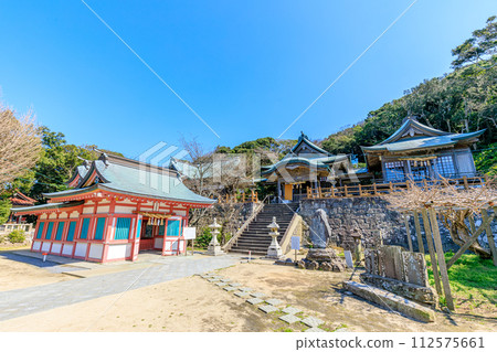 早春的但馬神社，佐賀縣唐津市 112575661