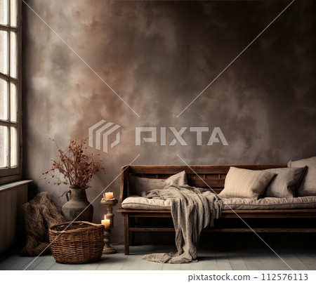 Interior design of living room with copy space 112576113