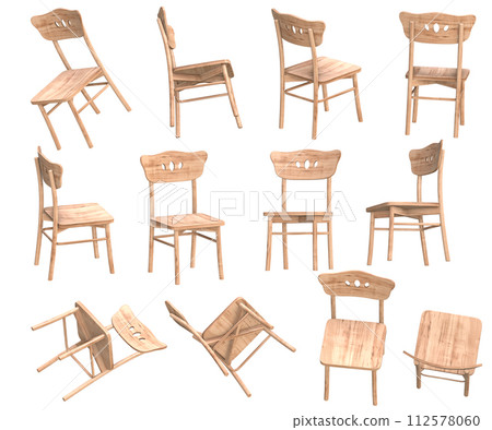 Wooden Chair Set Wooden Chair Set 112578060