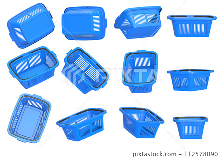 Plastic Shopping Basket Set Plastic Shopping Basket Set 112578090