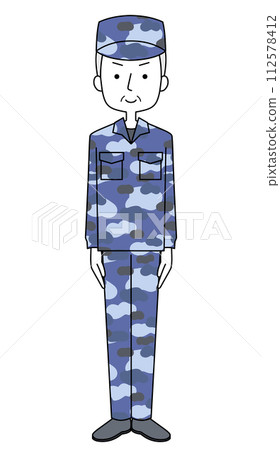 OK Sign, Japan Maritime Self-Defense Force, Camouflage Uniform (Male) OK Sign, Japan Maritime Self-Defense Force, Camouflage Uniform (Male) 112578412
