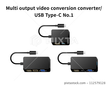 多輸出視訊轉換器/USB Type-C No.1 多輸出視訊轉換器/USB Type-C No.1 112579128