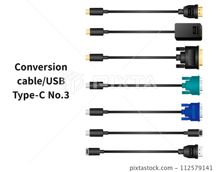 轉換線/USB Type-C No.3 112579141