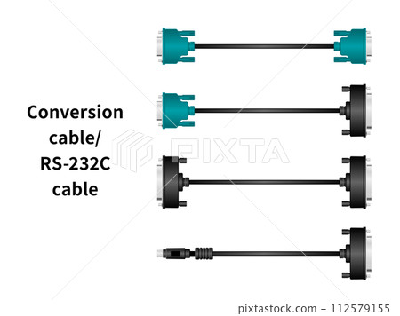 Conversion cable/RS-232C cable 112579155