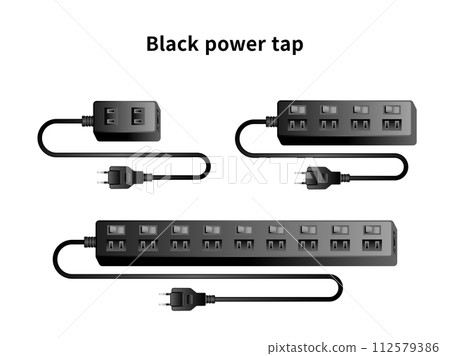 black power strip 112579386