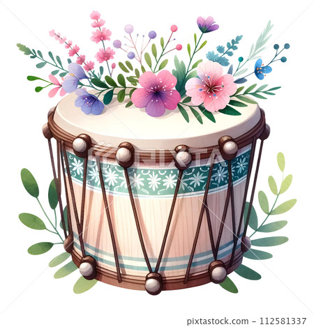 Bellaila Musical instrument with flowers Bellaila Musical instrument with flowers 112581337