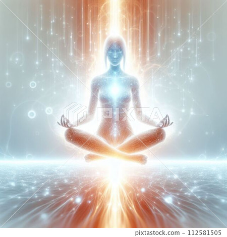 Meditation image illustration Meditation image illustration 112581505