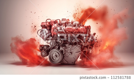 Test engine operation through diagnostics, assessing sound.AI Generated 112581788