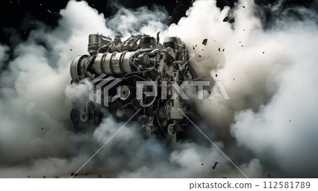 Testing old engine on the verge of breaking.AI Generated 112581789