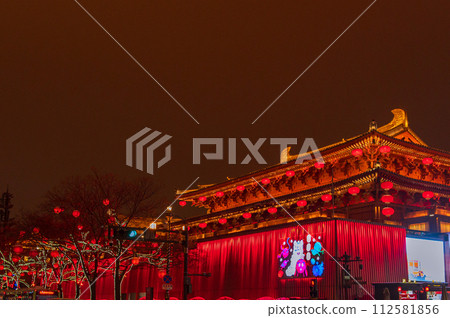 China, Xi'an City, Tang Dynasty City 112581856