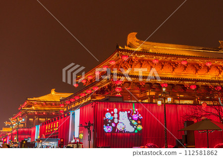 中國，西安市，唐朝城 112581862