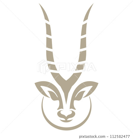 antelope logo vector illustrations design icon logo antelope logo vector illustrations design icon logo 112582477