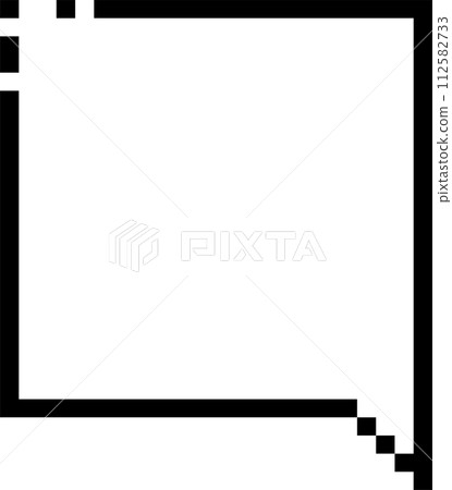 8bit retro game pixel black and white color speech bubble balloon icon sticker memo keyword planner text box banner, flat png transparent element design 8bit retro game pixel black and white color speech bubble balloon icon sticker memo keyword planner text box banner, flat png transparent element design 112582733