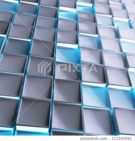 abstract image of cubes background in white toned. abstract image of cubes background in white toned. 112583092