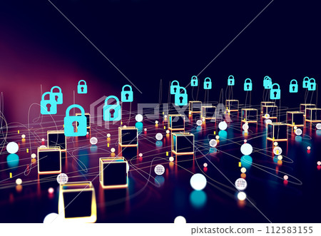 Data volume analysis and analysis tools for networking business.3d rendering. 112583155