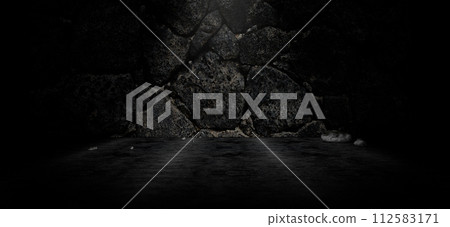 Concrete and rock floor background. Concrete and rock floor background. 112583171