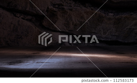 Concrete and rock floor background. Concrete and rock floor background. 112583173