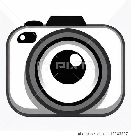 Illustration of a camera generated by AI 112583257