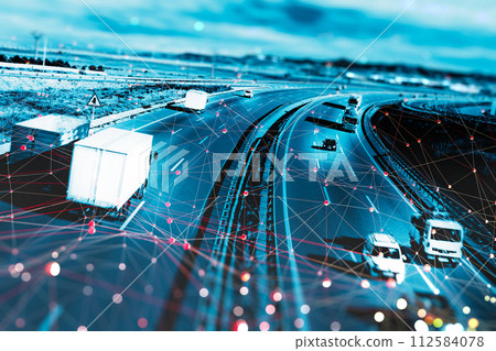 Autonomous transportation. Driverless automotive. 112584078
