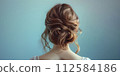A woman in the rear 112584186