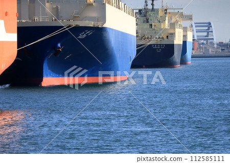 Cargo ship at anchor (Ariake, Koto-ku, Tokyo) Cargo ship at anchor (Ariake, Koto-ku, Tokyo) 112585111