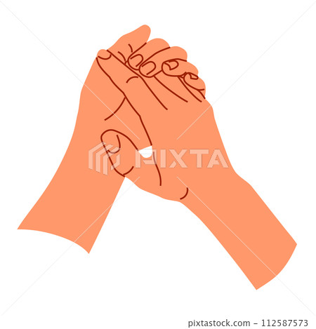 People handshake gesture 112587573