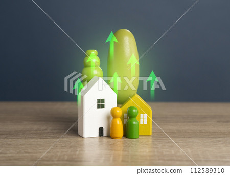 Home upgrade and improvement. House flipping. Energy efficiency, eco safety. Increase the resale property value. Rising real estate prices on the market. 112589310