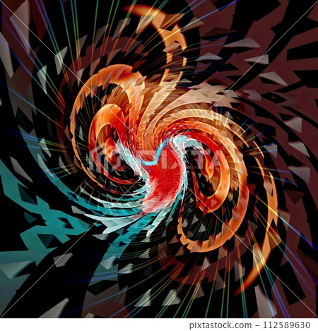 Abstract coloring background of the gradient with visual wave and lighting effects, good for your project design 112589630