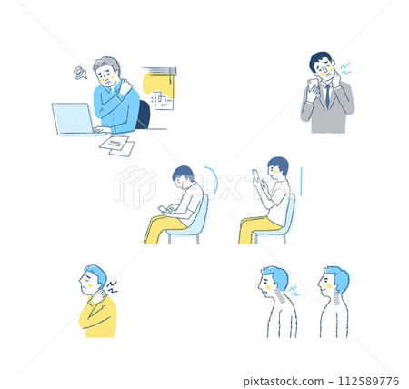 落枕、落枕、直頸 112589776