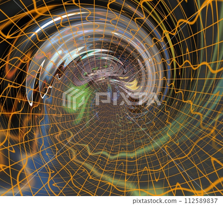 Abstract coloring background of the gradient with visual wave and lighting effects, good for your project design 112589837