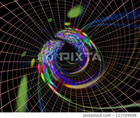 Abstract coloring background of the gradient with visual wave and lighting effects, good for your project design 112589886