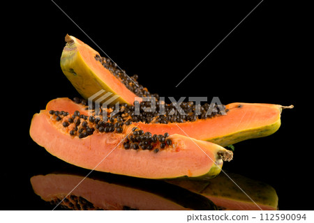 Fresh and tasty papaya Fresh and tasty papaya 112590094