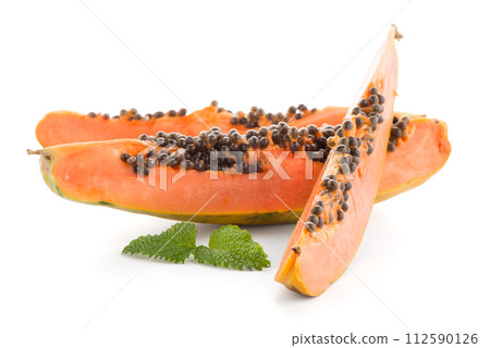 Fresh and tasty papaya Fresh and tasty papaya 112590126
