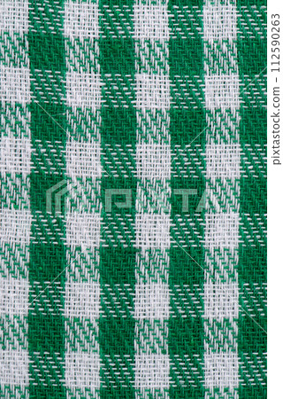 Green checked fabric Green checked fabric 112590263