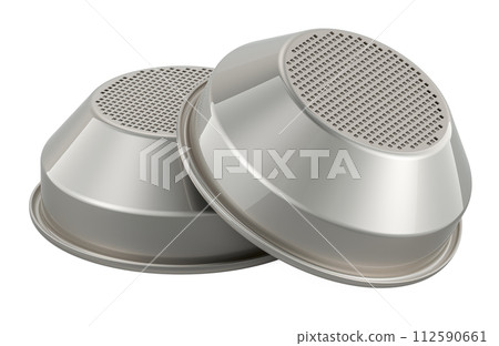 Coffee Basket Filter for Espresso, filter basket. 3D rendering Coffee Basket Filter for Espresso, filter basket. 3D rendering 112590661