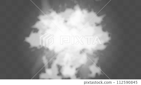 蒸氣、煙霧背景素材 112590845