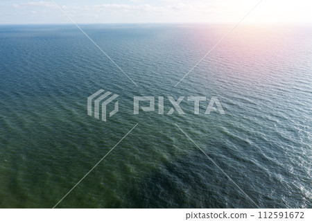 Baltic sea seascape. Aerial view Baltic sea seascape. Aerial view 112591672