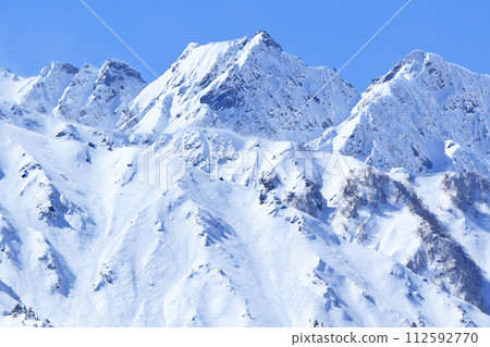 北阿爾卑斯五島立山連峰、三月的風之隊 112592770