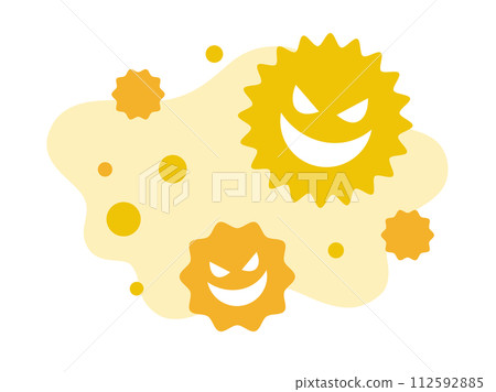 Pollen image_vector illustration Pollen image_vector illustration 112592885